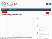 Tablet Screenshot of geometridefteri.com